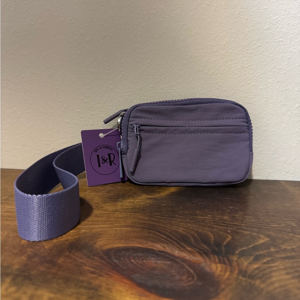 I&R Lavender Crossbody Belt Bag